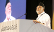 Maulana Mubashir Ahmad Khan Sahib speaks during the 43rd Jalsa Salana (annual convention)...