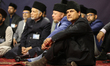 Muslims listen to speakers during the 43rd Jalsa Salana (annual convention) of the Ahmadiy...