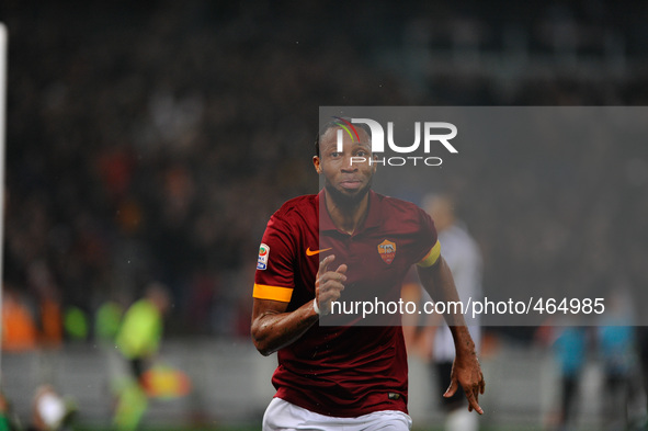 Esulta per il gol Keita during the Serie A match between AS Roma and Juventus FC at Olympic Stadium, Italy on March 02, 2015. 