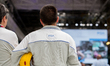 FCA workers attend the installation of the first robot of the new Fiat 500 BEV constructio...
