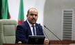 Slimane Chenine, the new president of the Algerian National People's Assembly, Algiers, Al...