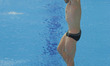 Hixon Mike of USA action during an 18th FINA World Championships Gwangju Men's 1m Springbo...