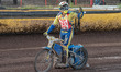   Luke Priest  celebrates a heat win  during the National League 4 Team Championship at St...