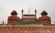 Security personnel stands guard at the Red Fort in Old Delhi, India, on 20 July 2019. 