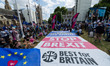 Tens of thousands of pro-European protesters take part in anti-Brexit “Yes to Europe, no t...