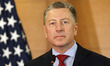United States Special Representative for Ukraine Negotiations Kurt Volker speaks during a...