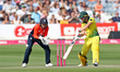  Australia's Meg Lanning batting    during the Ashes match between England and Australia a...