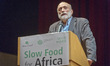 Carlo Petrini during the Slow Food Foundation for Biodiversity a thousand gardens in Afric...
