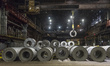 Working process at the Zaporizhstal steel plant, owned and operated by Metinvest, the larg...
