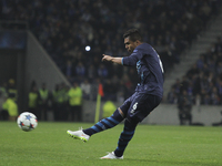 Porto's Brazilian midfielder Casemiro shooting on goal during the UEFA Champions League match between FC Porto and FC Basel, at Dragão Stadi...