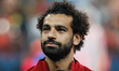 Mohamed Salah of Liverpool looks on during the UEFA Super Cup match between Liverpool and...