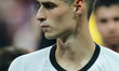 Kepa Arrizabalaga of Chelsea looks on during the UEFA Super Cup match between Liverpool an...