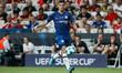 Christian Pulisic of Chelsea in action during the UEFA Super Cup match between Liverpool a...