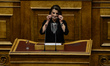 Maria Kanellopoulou, MP SYRIZA, (her origins are from Kalavrita, a village destroyd by Naz...