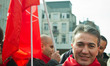 About 9000 unions affiliated are in Brussels, on March 11, 2015, to protest against auster...