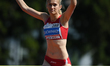 Kamila Licwinko of KS Podlasie Bialystok during Ladies High jump final, on the second day...