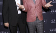  Francisco Rueda and Arap Bethke  poses for photos during a red carpet of  premiere  'La U...