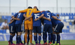 Japan players priot to the international friendly match between U19 Spain and U19 Japan at...