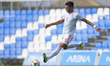 Nabil Touazi of Spain shooting to goal during the international friendly match between U19...