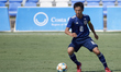 Daiki Matsouka of Japan in action during the international friendly match between U19 Spai...