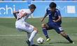 Yutaro Oda of Japan in action during the international friendly match between U19 Spain an...