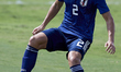 Ryuya Nishio of Japan in action during the international friendly match between U19 Spain...