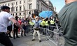 Pro-Brexit demonstrators clashed with polce forces at Parlament Square, London, England on...