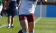 Kate Longhurst of West Ham United during Barclay's FA Women's Super League match between...