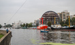 Museum of the World Ocean on the Pregolya river bank  is seen in Kaliningrad Russia on 7 S...