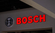 The logo of Bosch company pictured during the international electronics and innovation fai...