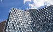Paris, France, August 31, 2019. A view of a building in the Beaugrenelle district with its...