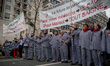 A demonstration took place on March 15, 2015 in Parisat Denfert rochereau square. the heal...
