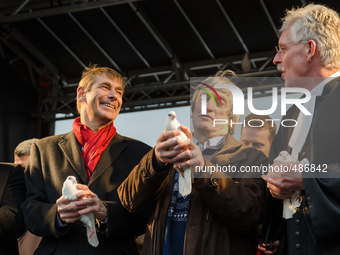 Brussels,Belgium. 15/03/2015: In response to the terror and fear of calling the representatives of the various Christian churches, Judaism,... by Jonathan Raa/NurPhoto
