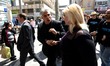 Yair Lapid, leader of 'Yesh Atid' Party and former Israeli Finance Minister talks to a loc...