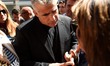 Yair Lapid, leader of 'Yesh Atid' Party and former Israeli Finance Minister talks to a loc...