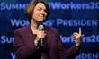 Democratic Presidential hopeful U.S. Sen Amy Klobuchar attends the Philadelphia Council AF...