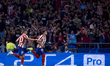 Hector Herrera of Atletico Madrid celebrates after scoring his sides first goal during the...