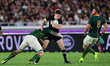 Photo action of Beauden Barret during Rugby World Cup 2019 Group B game between New Zealan...