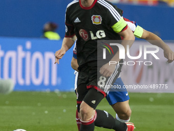 Lars Bender of  Bayer 04 Leverkusen during the UEFA Champions League round of 16 match between Club Atletico de Madrid and Bayer 04 Leverkus...