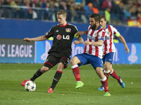 Lars Bender of  Bayer 04 Leverkusen during the UEFA Champions League round of 16 match between Club Atletico de Madrid and Bayer 04 Leverkus...