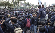 Jakarta, Indonesia, 23 September 2019 : Thousands of Students in Jakarta held demonstratio...