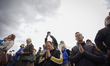 Around a thousand people took part in a rosary march in Warsaw, Poland on September 18, 20...