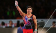Artur Dalaloyan of Russia    during horizontal Bar for men at the 49th FIG Artistic Gymnas...