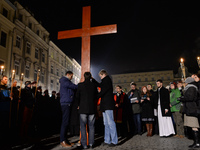 Around 1,000 people participated in the Way of the Cross 'There is a worst SMOG' presided by Cardinal Stanislaw Dziwisz in Krakow's city cen...