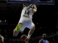 Real Madrid's Mexican player Gustavo Ayon during the Turkish Airlines Euroleague 2014/15 match between Real Madrid and Maccabi Tel Aviv, at...