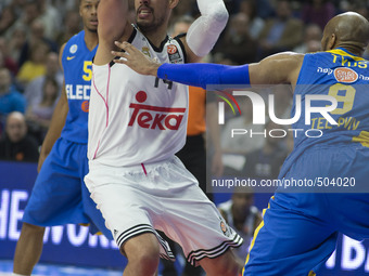 Ayon player of Real Madrid  during the Euroleague basketball Group E round 12 match Real Madrid vs Macabi Electra Tel Aviv at the Palacio de...