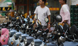 A line of scooters for sale seen in Beihai center. On Thursday, October 17, 2019, in Beih...