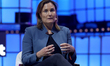 Booking.coms Chairwoman Gillian Tans speaks during the annual Web Summit technology confer...