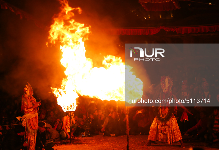 Kartik Naach Festival In Lalitpur , Nepal 