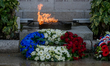 Photographs of the Ceremony of 11 November 2019 in Nantes, France commemorating the 101st...